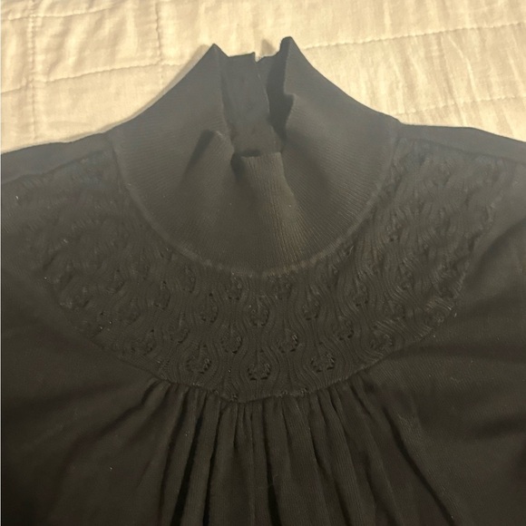 Women’s Apt 9 Sweater. Size 2XL black. Buttons and designs long sleeve knit - Picture 2 of 12